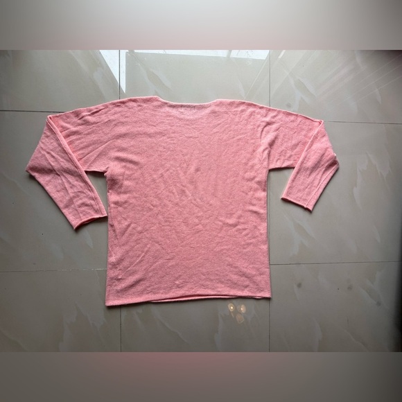 Bianco & Blu Italy Merino Wool Cashmere Blend, nylon viscose laine silk knit L - Picture 3 of 15